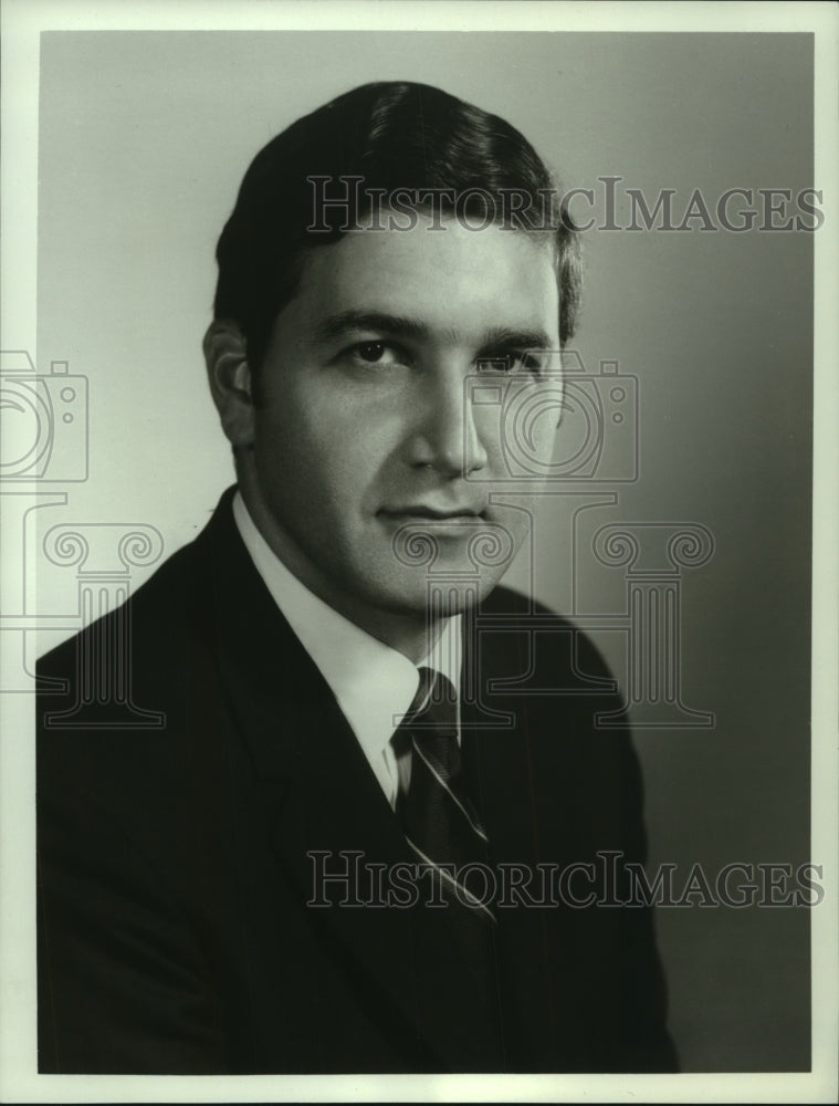 1979, Frederick Pierce, VP in charge of planning, ABC-TV network. - Historic Images