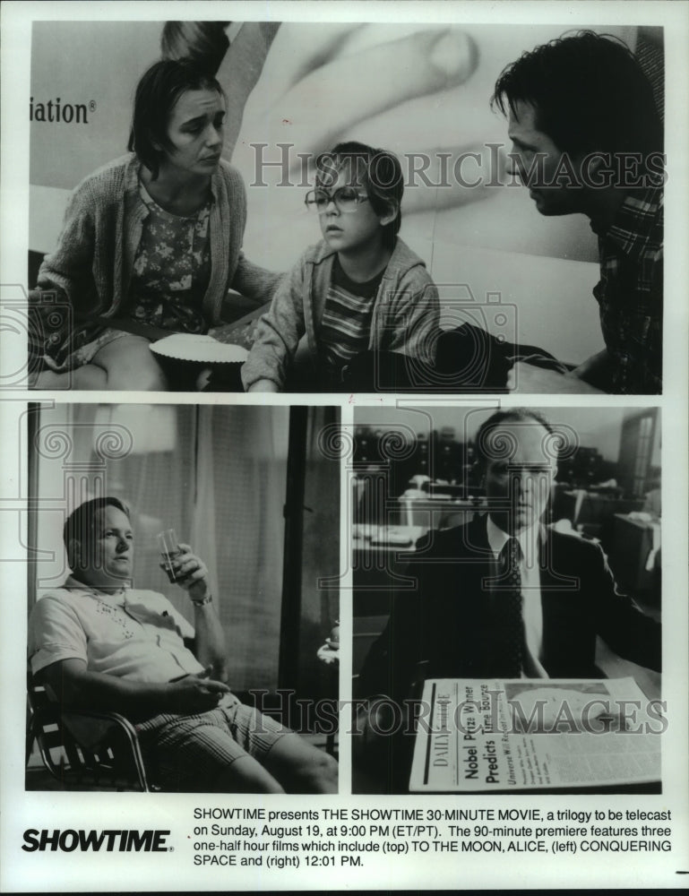 1990 Press Photo "To the Moon, Alice", Conquering Space", and "12:01PM"- Historic Images