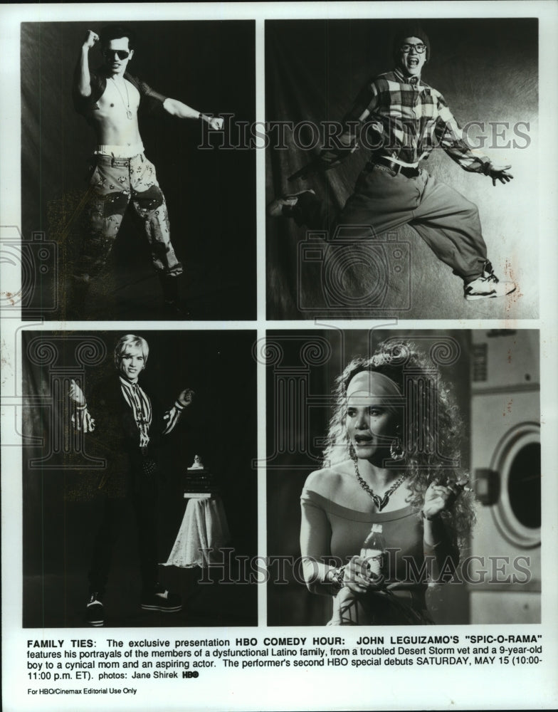 1993 Press Photo John Leguizamo&#39;s &quot;Spic-O-Rama&quot;,on HBO&#39;s Comedy Hour - mjp34143 - Historic Images