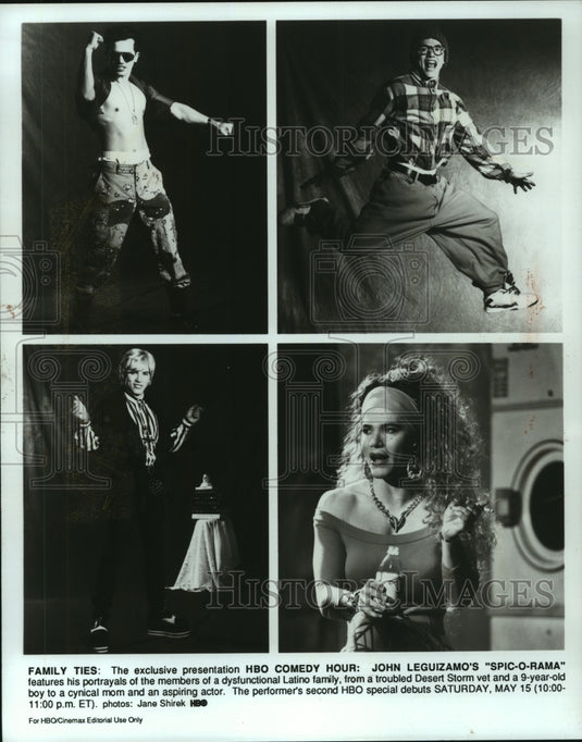 1993 Press Photo John Leguizamo's "Spic-O-Rama",on HBO's Comedy Hour - mjp34143 - Historic Images