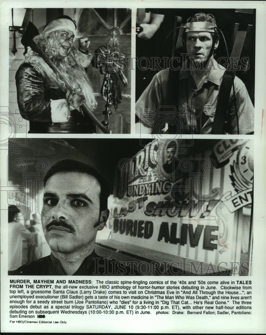 1997, Scenes from episodes of"Tales From The Crypt" debuting on HBO - Historic Images
