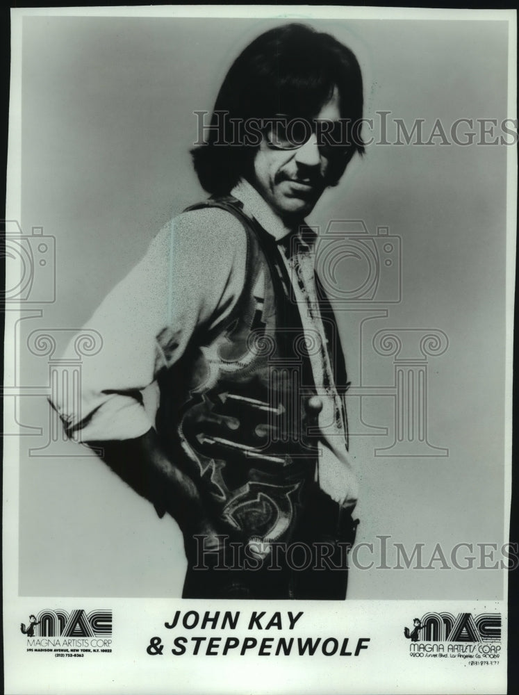 1981, Rock Group John Kay and Steppenwolf member John Kay - mjp34174 - Historic Images