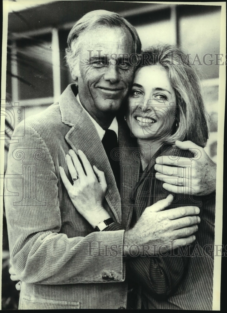 1980, United States Actor McLean Stevenson &amp; wife Ginney Fosdick - Historic Images