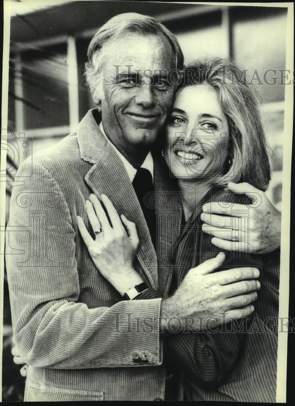 1980, United States Actor McLean Stevenson & wife Ginney Fosdick ...