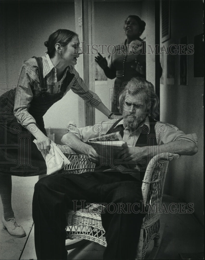 1978, Sandra Scott, Jeff Grygny &amp; Kathy Snydor in &quot;Bessie Smith&quot; play - Historic Images