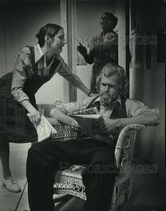 1978, Sandra Scott, Jeff Grygny & Kathy Snydor in "Bessie Smith" play - Historic Images