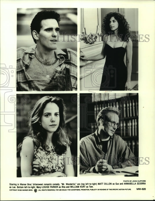1993 Press Photo Annabella Sciorra & others in "Mr. Wonderful" - mjp34282 - Historic Images