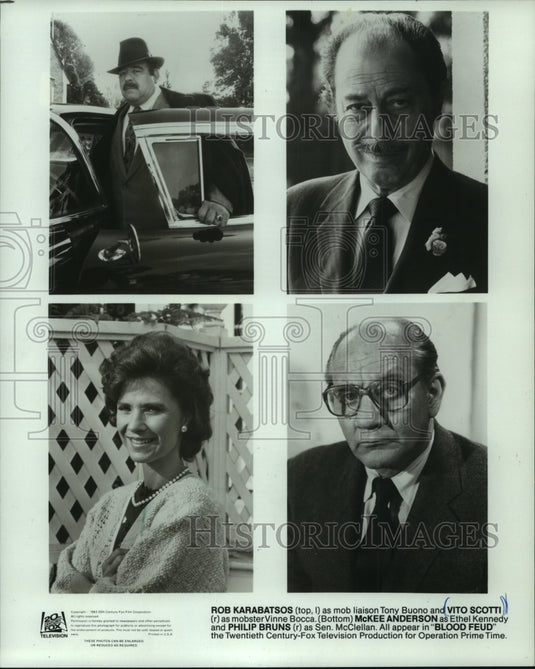 1983 Press Photo Vito Scotti and others in "Blood Feud" - mjp34290 - Historic Images