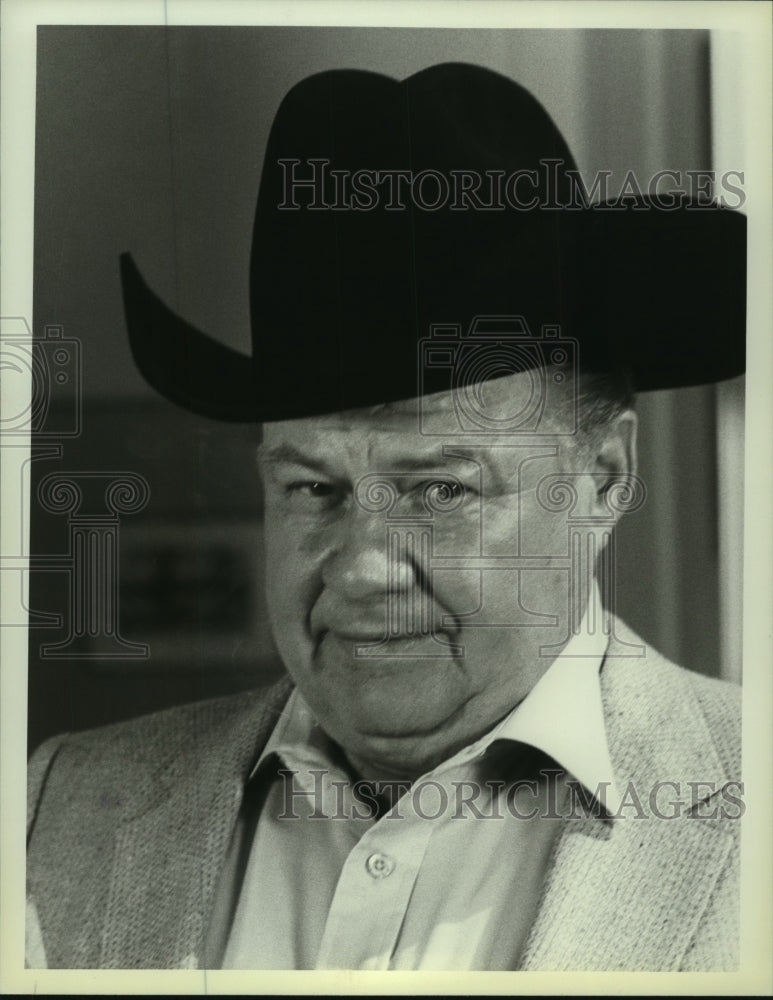 1981 Press Photo Actor Clifton James as Striker Bellman in &quot;Texas&quot; on NBC- Historic Images