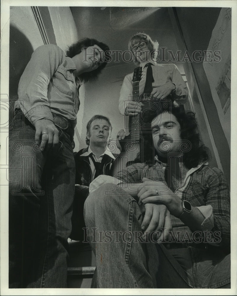 1977, Members of the Musical Group &quot;SHORT WAVE&quot; - mjp34404 - Historic Images