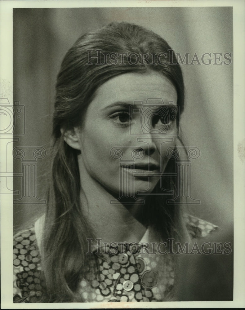 1973 Press Photo actress Pamela Shoop on NBC's "Return to Peyton Place"- Historic Images