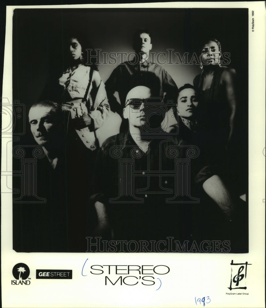 1993 Press Photo Musical Group &quot;STEREO MC&#39;S&quot; - mjp34488 - Historic Images