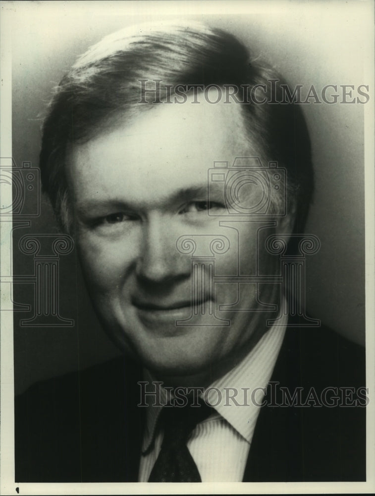 1987, Chuck Scarborough, co-anchor of &quot;Yesterday, Today and Tomorrow&quot; - Historic Images
