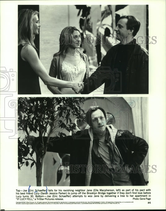 1986, Scenes from the TriStar Pictures Motion Picture "IF LUCY FELL" - Historic Images