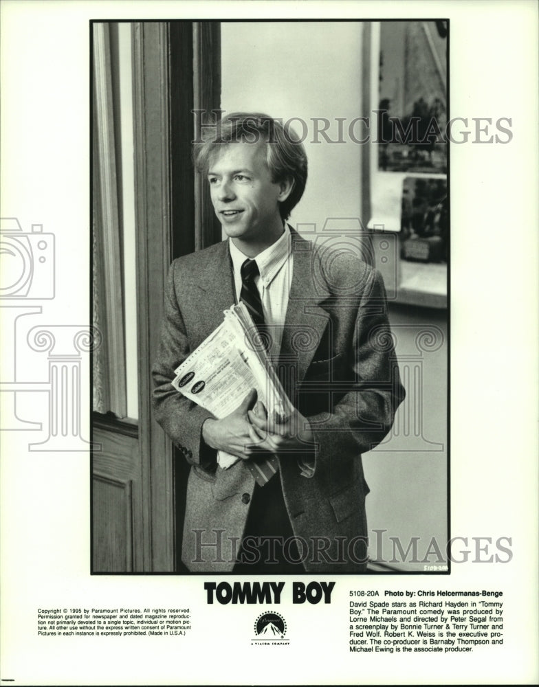 1995, David Spade stars in "Tommy Boy" - mjp34539 - Historic Images