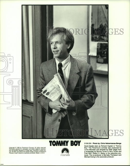 1995, David Spade stars in "Tommy Boy" - mjp34539 - Historic Images