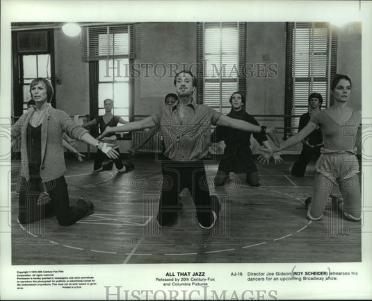 1979, Actor Roy Scheider & co-stars in the movie "All That Jazz" - Historic Images