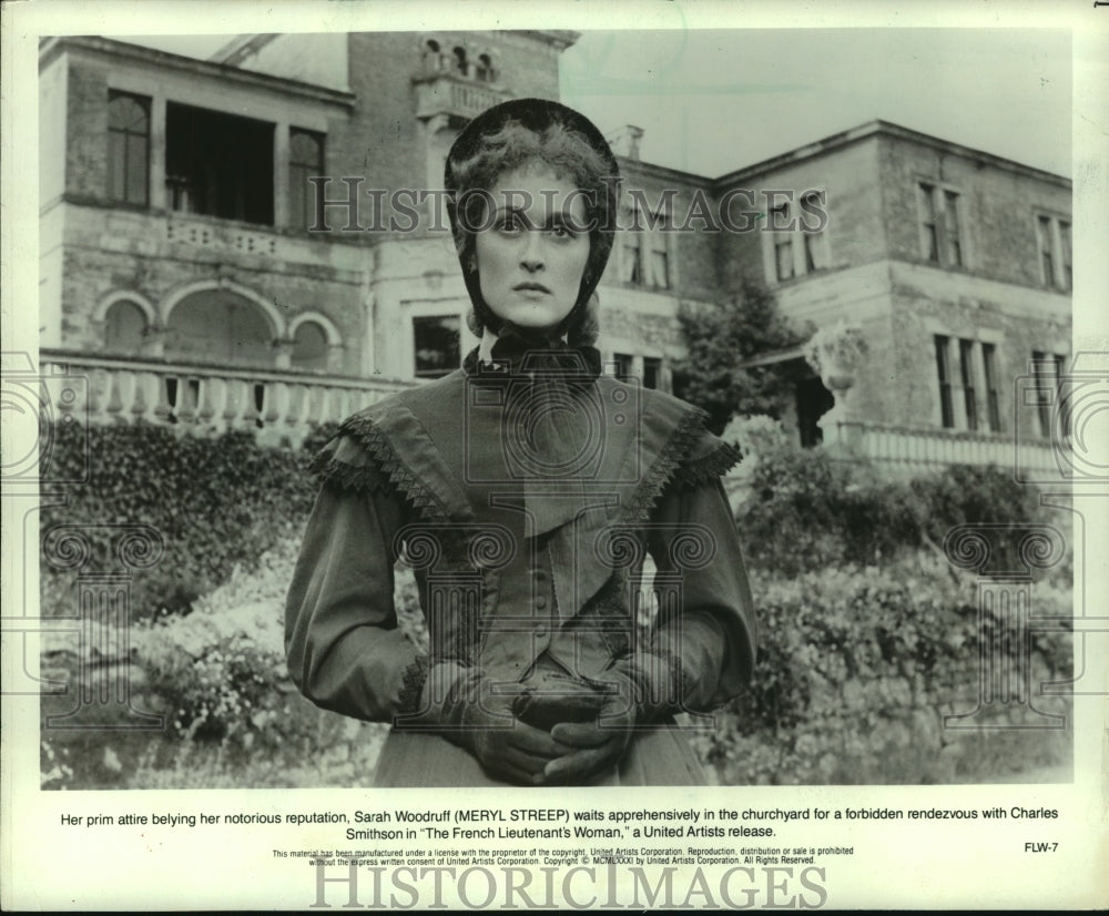 1981, Actress Meryl Streep in &quot;The French Lieutenant&#39;s Woman&quot; - Historic Images