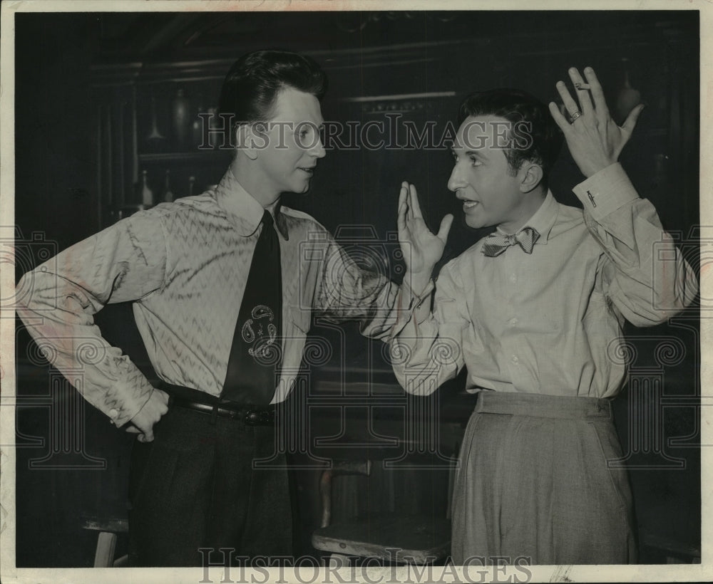 1953, Comedy Hour cutups O'Connor and Miller - mjp34860 - Historic Images