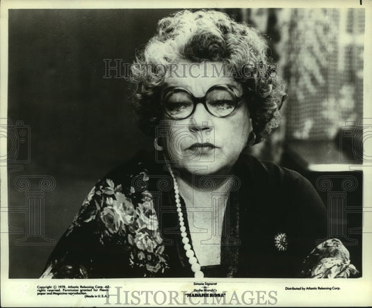 1978 Press Photo Simone Signoret stars in "Madame Rosa" - mjp34878 - Historic Images