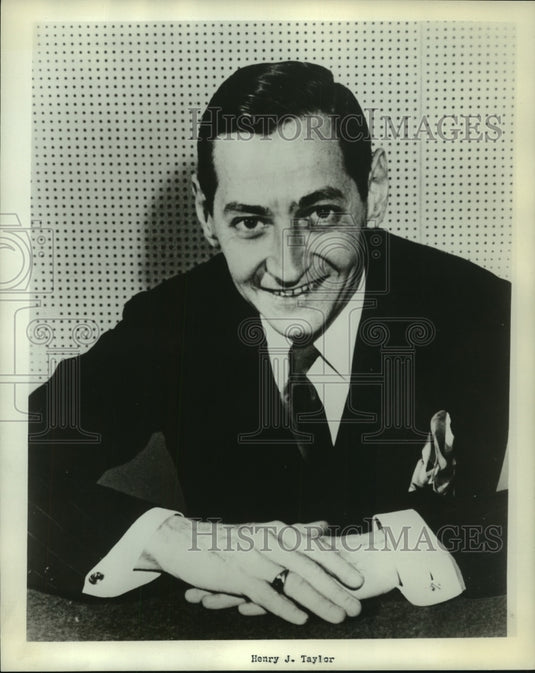 1958, Henry J. Taylor, Radio Commentator - mjp34889 - Historic Images