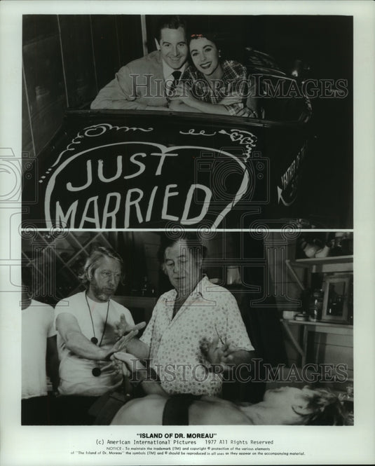 1977, Don Taylor actor-director "Island of Dr. Moreau." -Then & Now - Historic Images