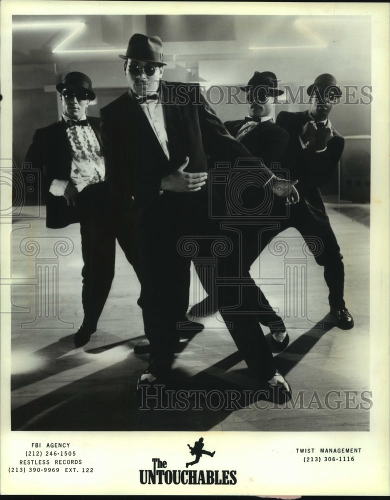 1989 Press Photo members of the band, The Untouchables - mjp34950 - Historic Images