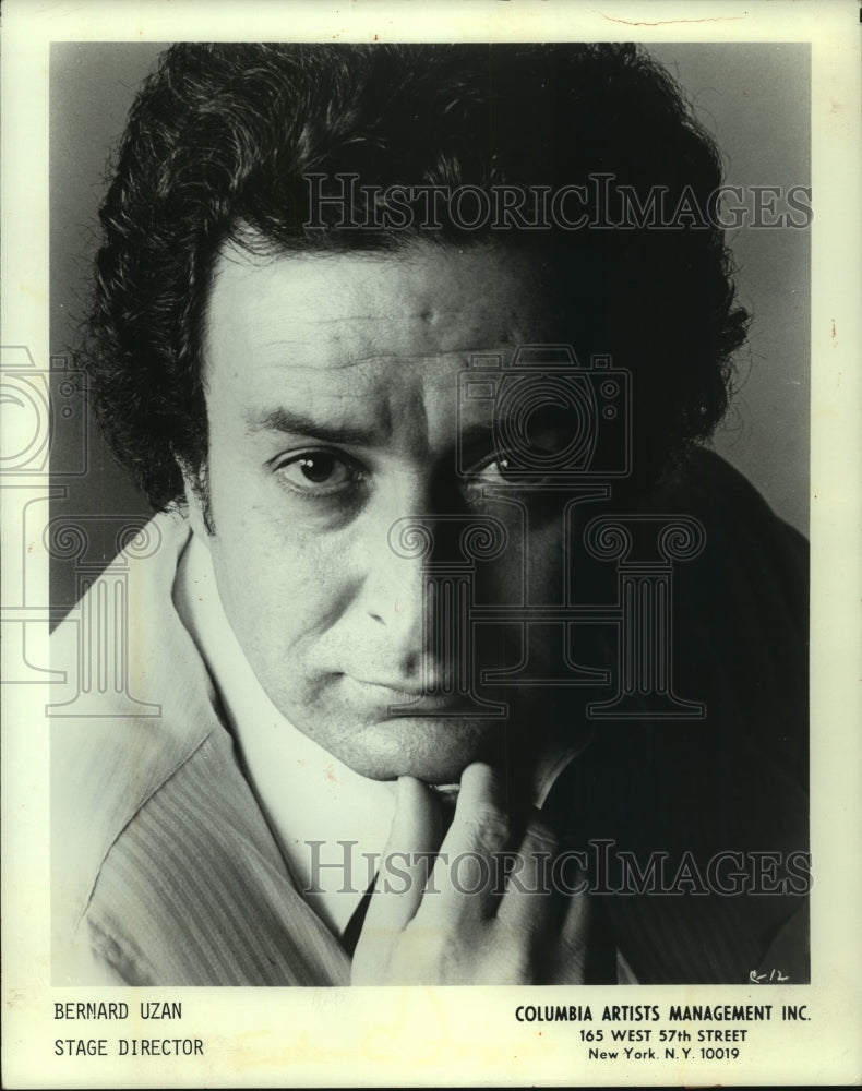 1992 Press Photo Bernard Uzan, Opera Stage Director - mjp34980 - Historic Images