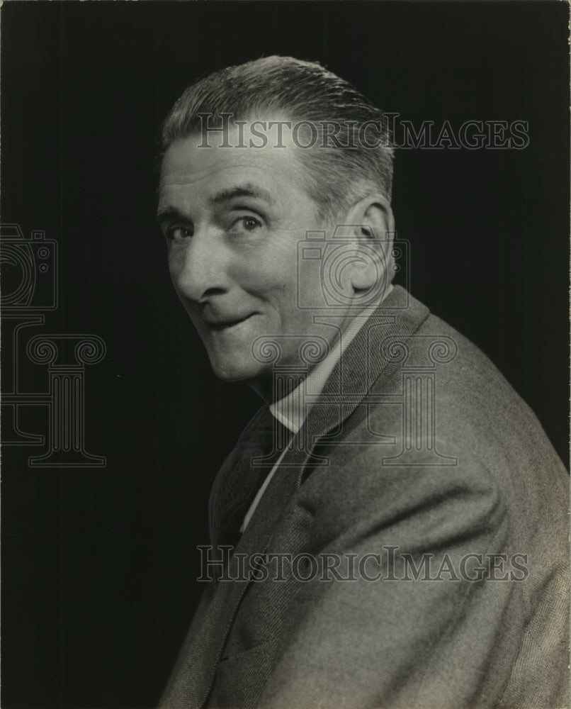 1955, comedian of screen, radio and television Edward Everett Horton - Historic Images