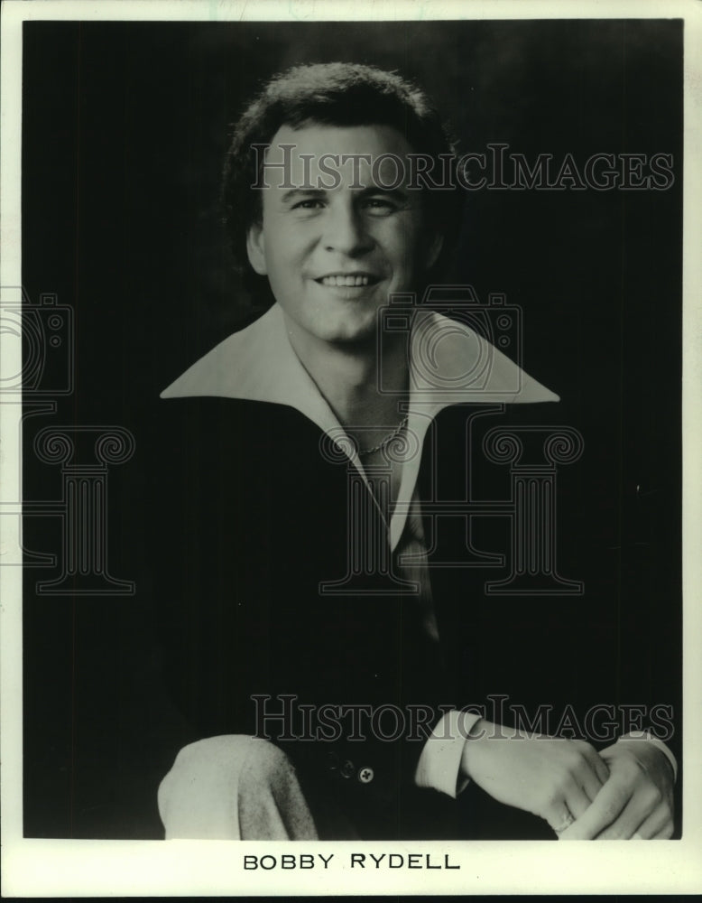 1980 Press Photo Singer Bobby Rydell - mjp35045 - Historic Images