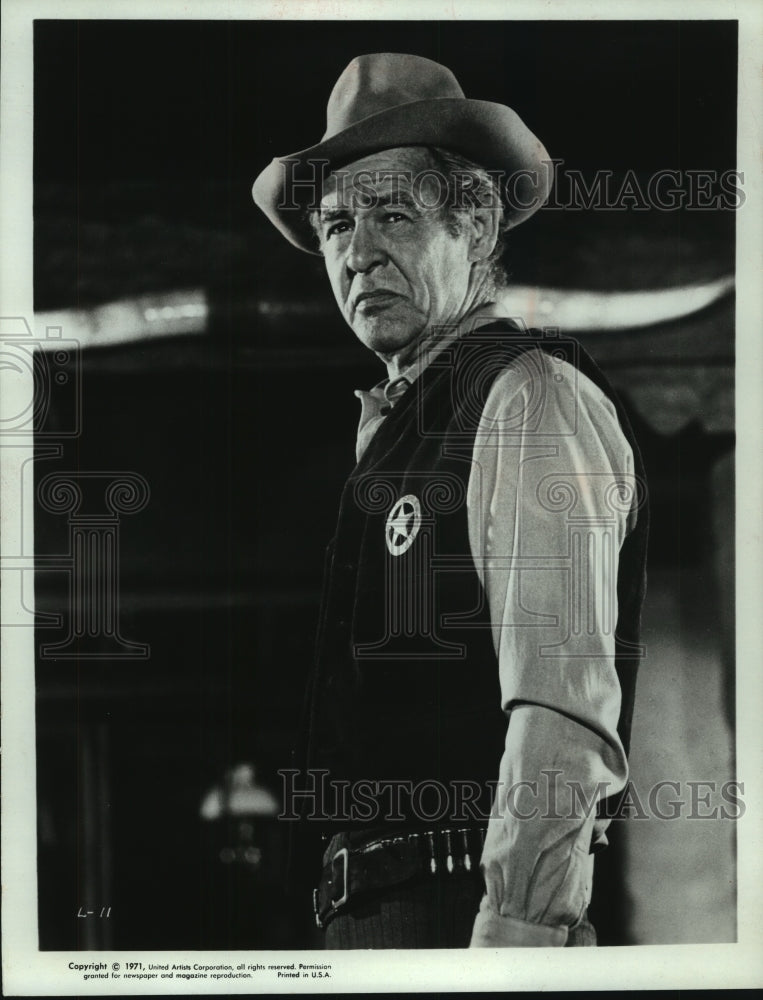 1971, Actor Robert Ryan stars in "Lawman" - mjp35056 - Historic Images