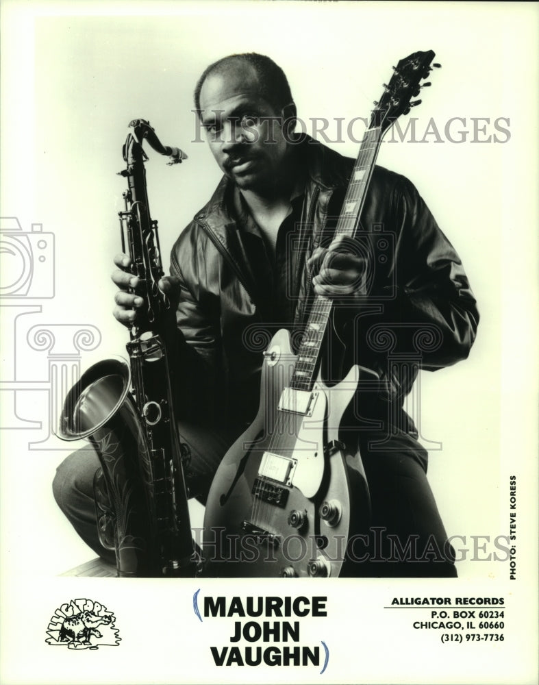 Press Photo Maurice John Vaughn, musician - mjp35115 - Historic Images