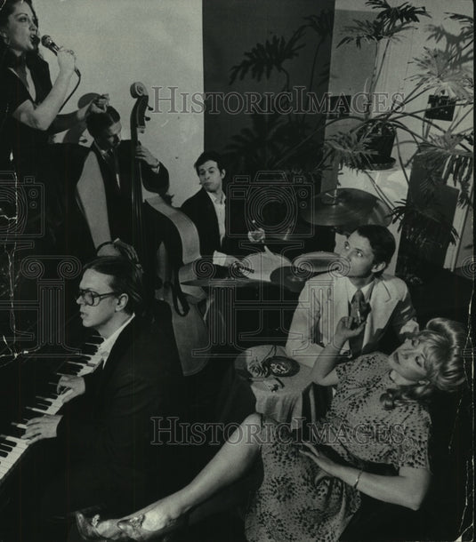 1979, Cast members of the Theatre X production of "Schmaltz." - Historic Images