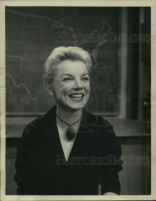 1957, Hostess Helen O'Connell on "Today" - mjp35186 - Historic Images
