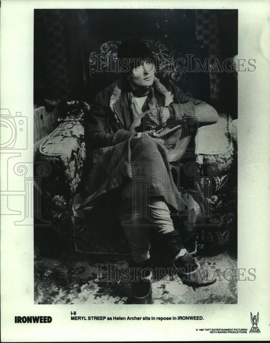 1987 Press Photo Meryl Streep in "Ironweed" - mjp35216 - Historic Images