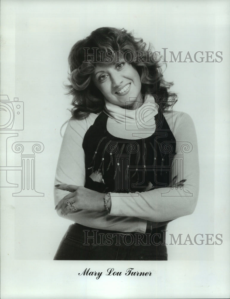 1979 Press Photo Singer Mary Lou Turner - mjp35340 - Historic Images