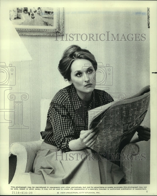 1979 Press Photo Meryl Streep stars in "The Seduction of Joe Tynan" - mjp35404 - Historic Images