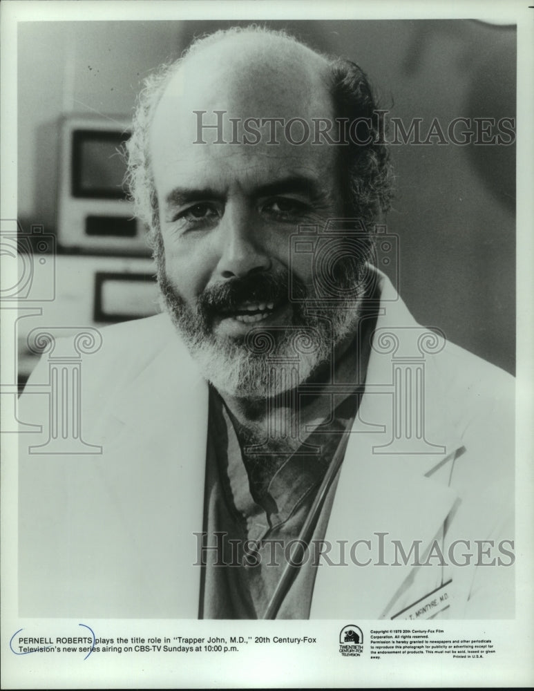 1979, Pernell Roberts plays title role in &quot;Trapper John, MD&quot; - Historic Images