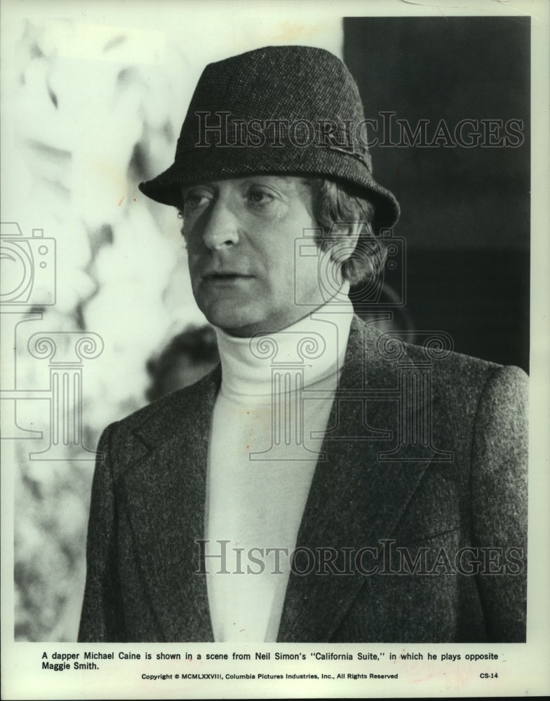 1978 Michael Caine stars in &quot;California Suite&quot; - Historic Images