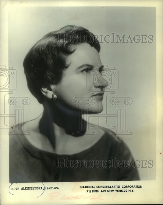 1961, Pianist Ruth Slenczynska - mjp35656 - Historic Images