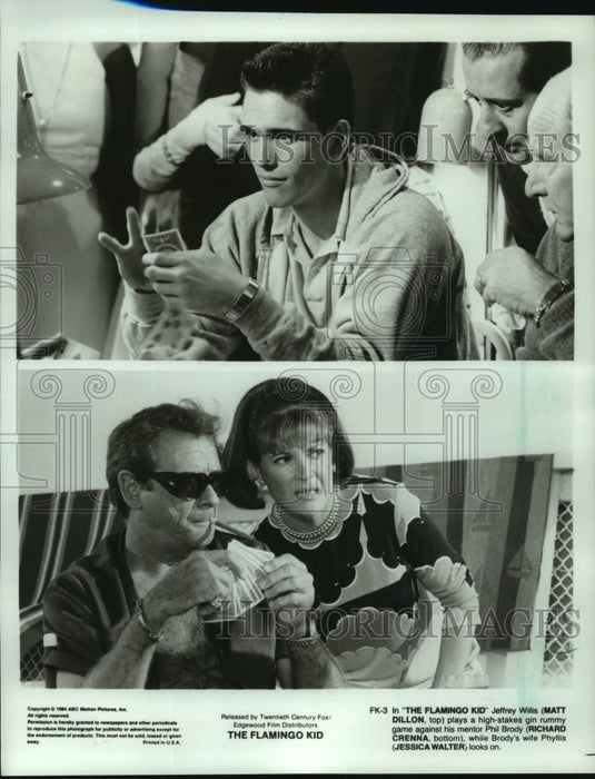 1984 Press Photo Stars of "The Flamingo Kid" - mjp35659 - Historic Images