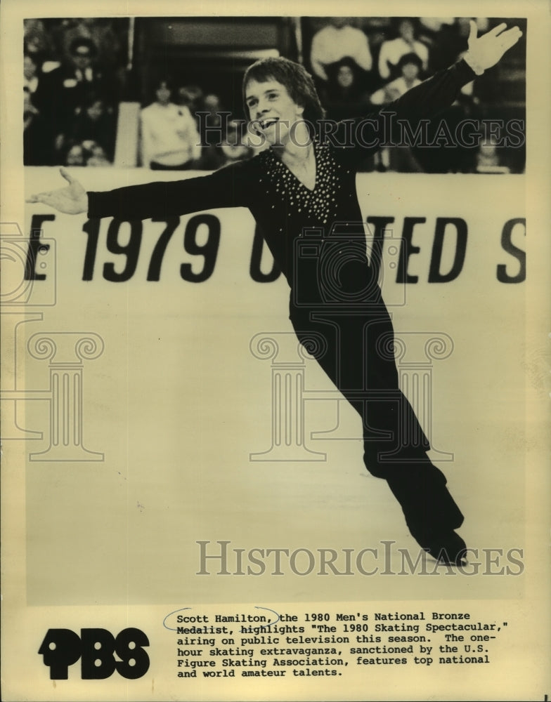 1981 Press Photo Figure Skater Scott Hamilton - mjp35723 - Historic Images