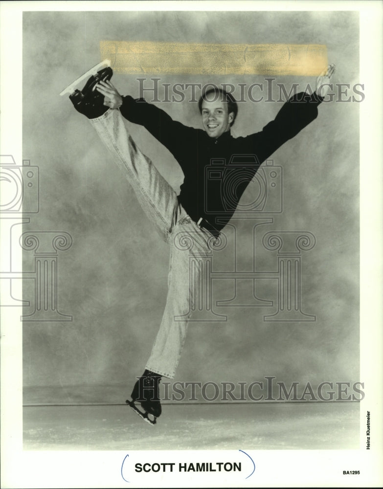 Press Photo Figure skater Scott Hamilton - mjp35725 - Historic Images