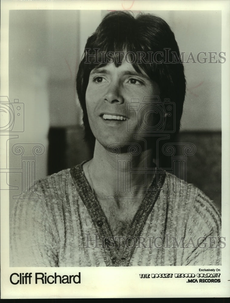 1976, Singer Cliff Richard - mjp35833 - Historic Images