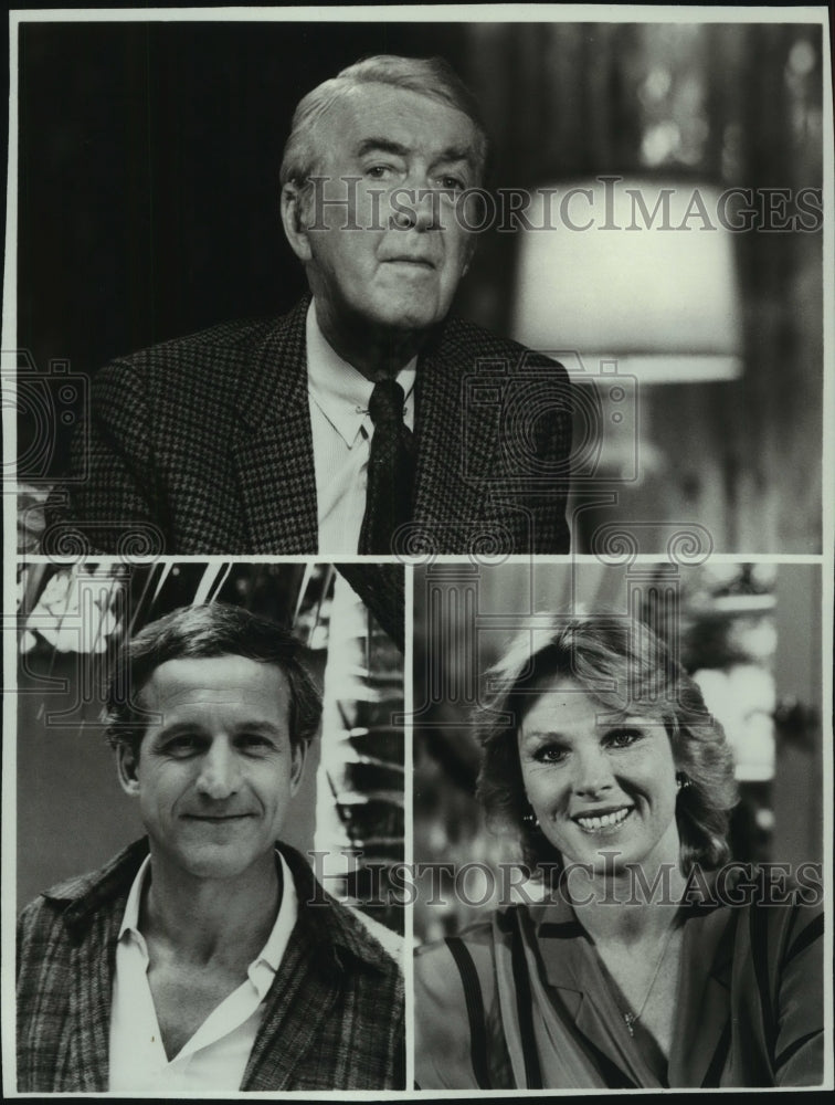 1983, Jimmy Stewart &amp; others on &quot;The Barbara Walters Special&quot; - Historic Images