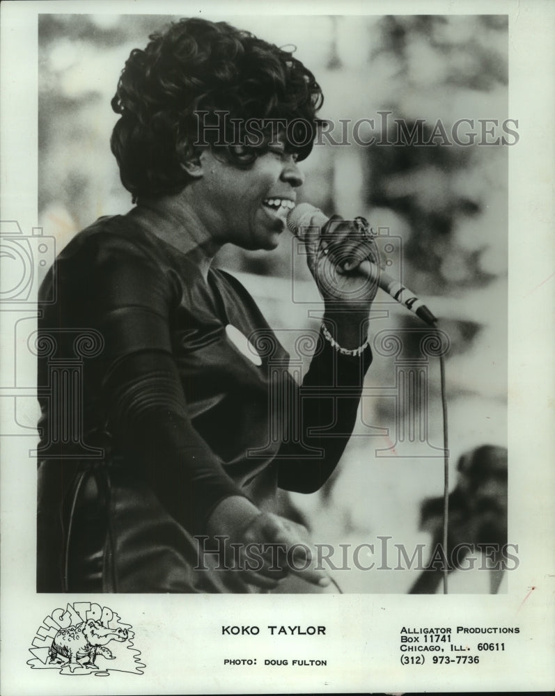 1977, Jazz and blues singer Koko Taylor to appear in Milwaukee - Historic Images