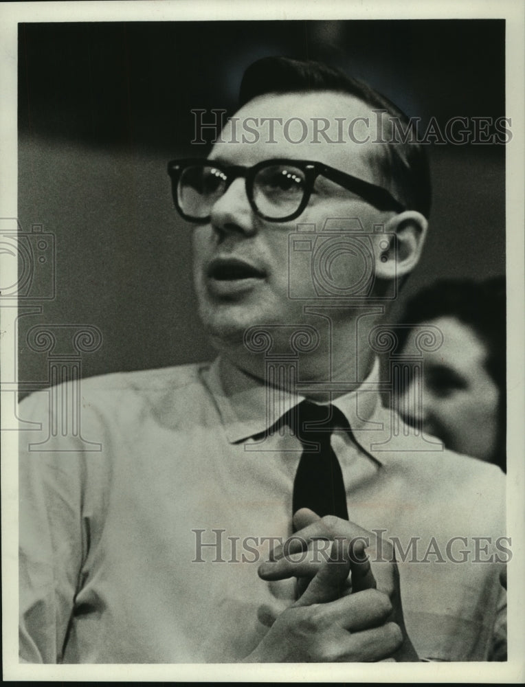1968, Wisconsin-Walter J. Pfister Jr, executive producer of ABC News - Historic Images