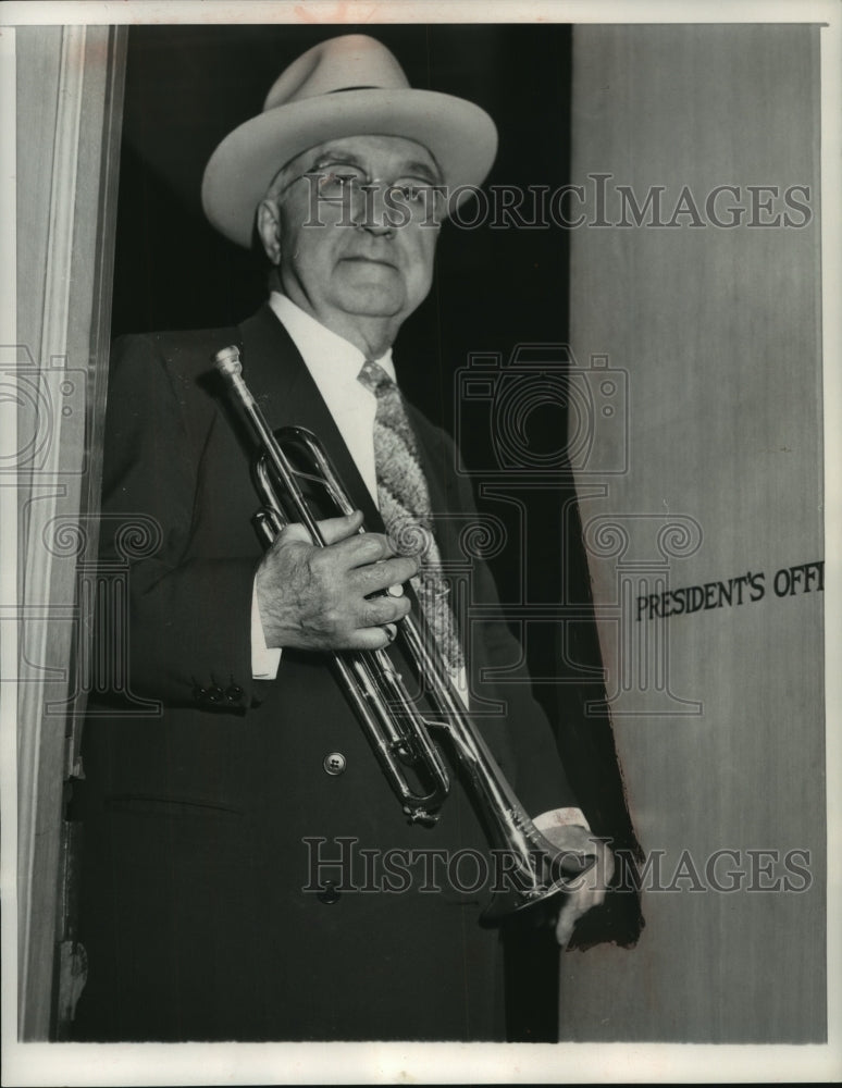 1958, Chicago, Illinois- Musician, James Caesar Petrillo - mjp36083 - Historic Images