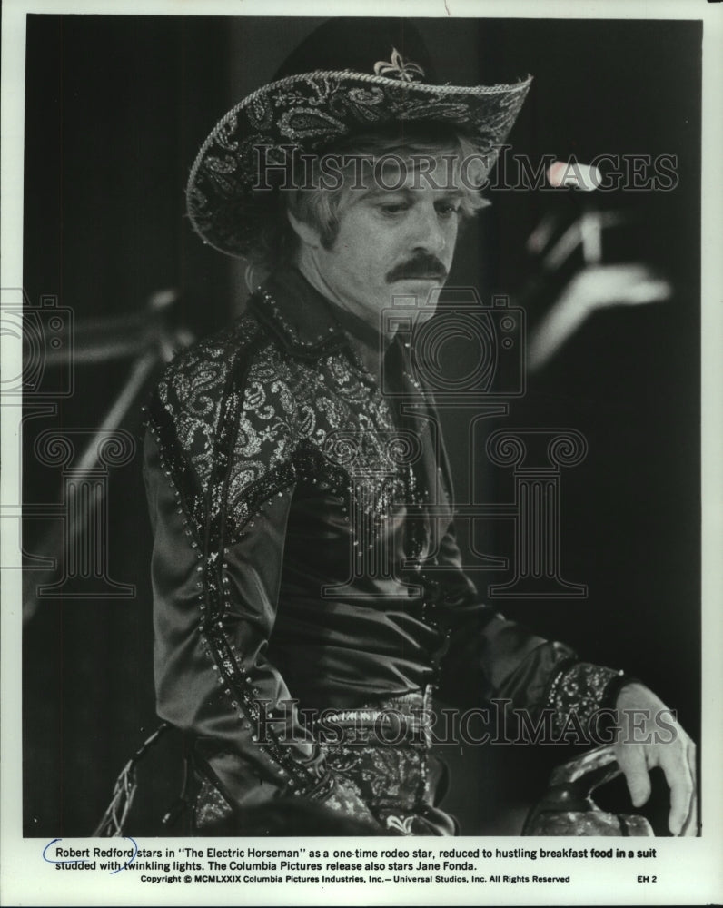 1982 Press Photo Robert Redford stars as "The Electric Horseman" - mjp36164 - Historic Images