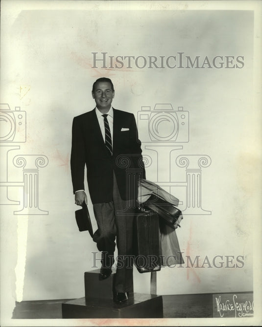1957, Don Rice, WTMJ announcer - mjp36165 - Historic Images